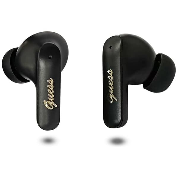Guess TWS In-ear Hörlurar Script Metal Logo - Svart Svart