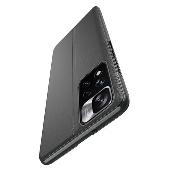 Eco Läder View Fodral Xiaomi Poco M4 Pro 5G - Blå Blå