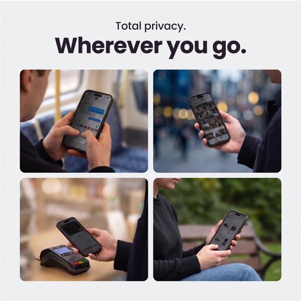 [2-Pack] Tech-Protect Härdat Glas Skärmskydd för iPhone 18 Pro Spy Plus