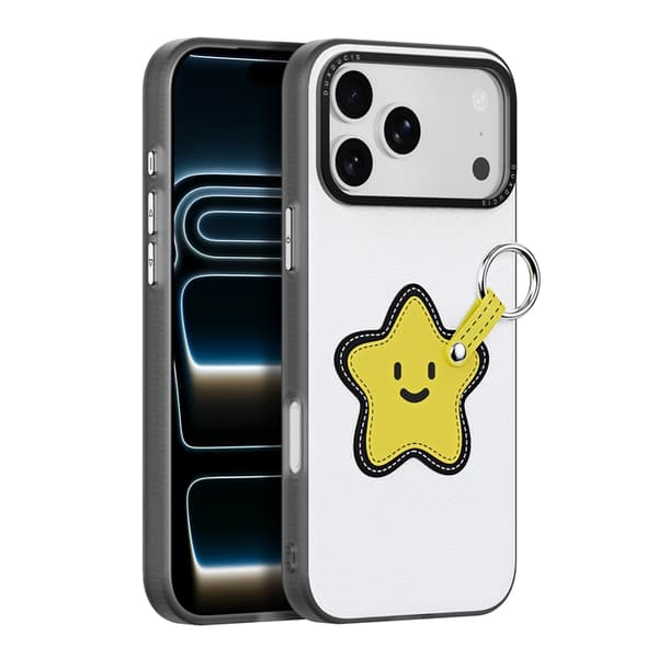 DUX DUCIS Mobilskal till iPhone 17 Pro Max Fingerring/Rem Luvy Series Vit