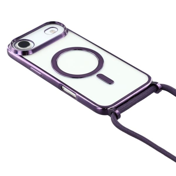 Mobilskal till iPhone Air MagSafe Electroplating Edge TPU - Lila Lila