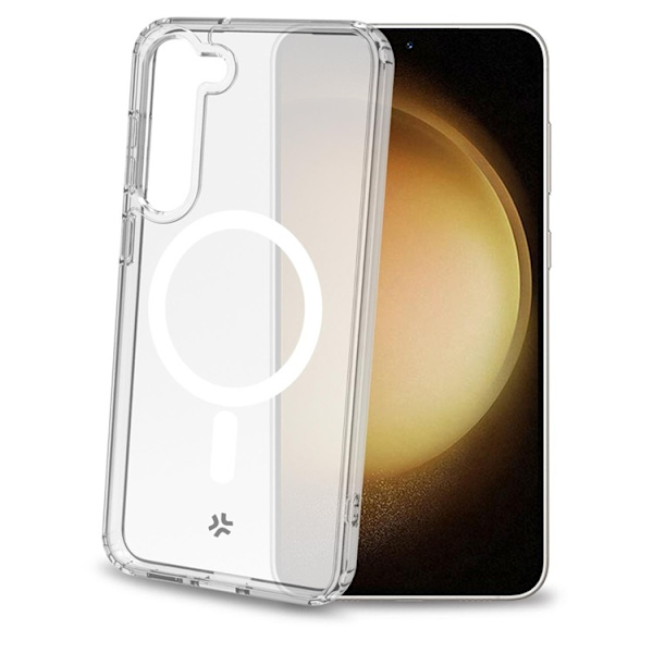 Celly Galaxy S24 Plus Mobilskal Magsafe Gelskin - Transparent