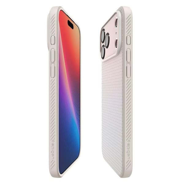 Spigen Mobilskal till iPhone 17 Pro Liquid Air - Natural Titanium Beige