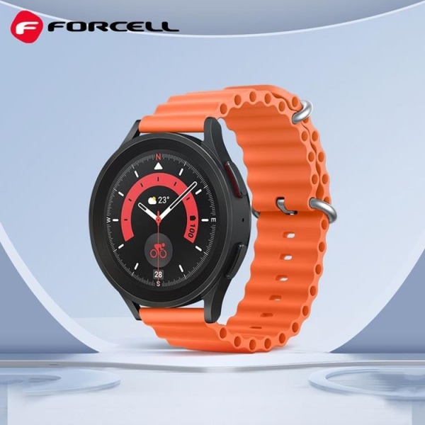 Forcell Galaxy Watch Armbånd (20mm) FS01 - Orange