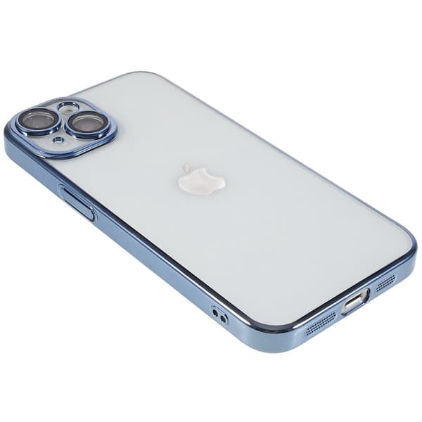 X-LEVEL Mobilskal till iPhone 13 TPU+PC Blå med Kameralinsskydd