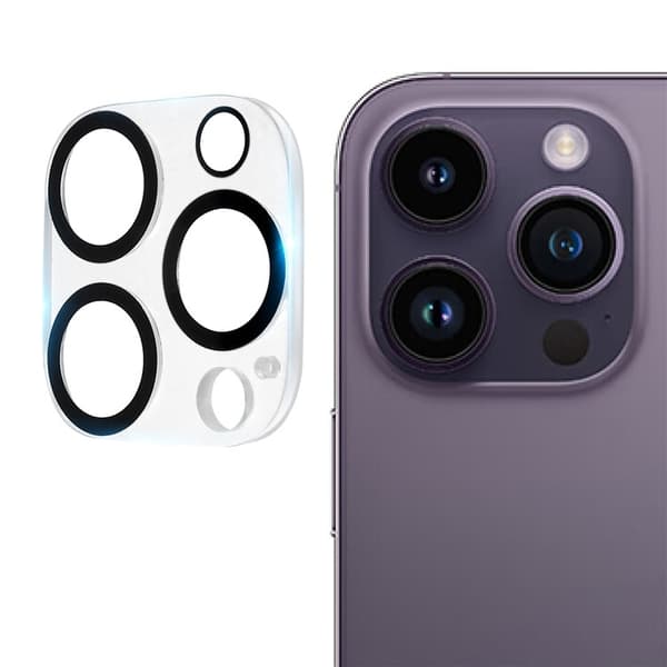 [1-PACK] iPhone 15 Pro Max/15 Pro Kameralinsskydd i Härdat glas Transparent