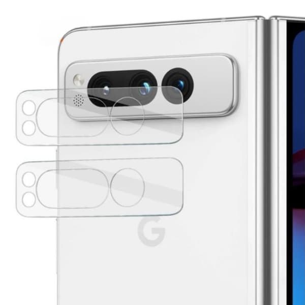 [2-Pack] IMAK Google Pixel Fold Kameralinsskydd i Härdat glas Transparent