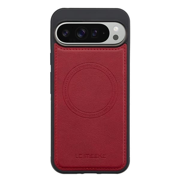 LC.IMEEKE Google Pixel 10 Pro Fodral KonstLäder - Röd