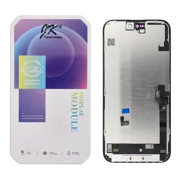 iPhone 16 Plus Skärm med LCD-display JK FullHD Incell Byt IC Svart
