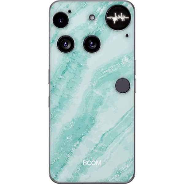 Telefontaske til Nothing Phone (3) med Mint Marmor