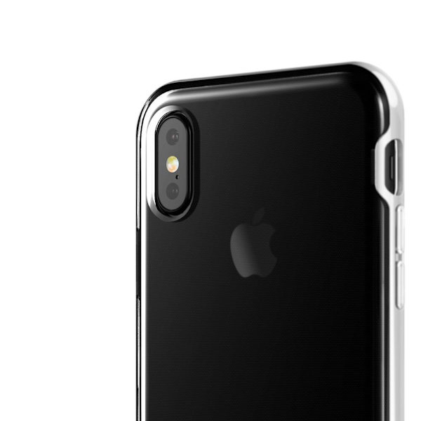 Verus Crystal Bumper Skal till Apple iPhone XS / X - Silver Silver