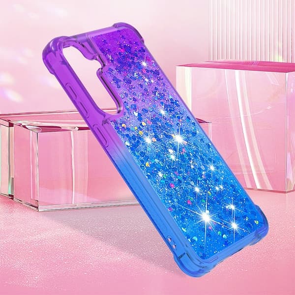 Samsung Galaxy S26 Pro Skal TPU Gradient Quicksand - Lila+Himmelblå
