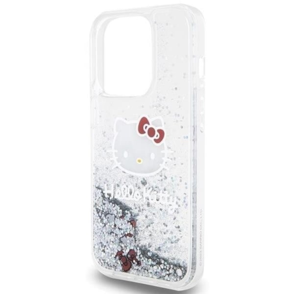 Hello Kitty iPhone 15 Pro -puhelimen kuori Liquid Glitter Charms