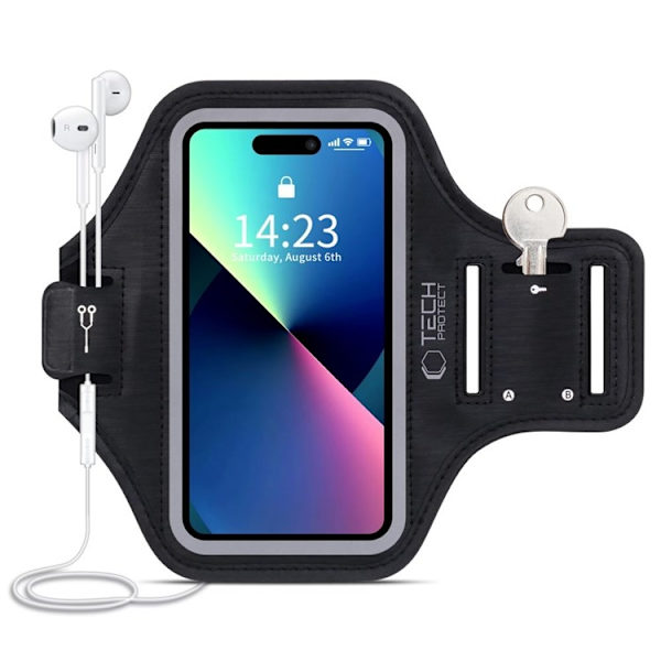 Tech-Protect Universal Sport Armbånd M4 - Sort Svart