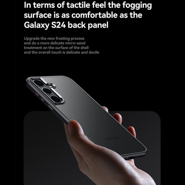 SULADA Mobilskal till Galaxy S24+ PC+TPU Stöttålig Matt Blå