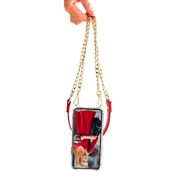 Boom Axelrem Chain/Strap - Röd Röd