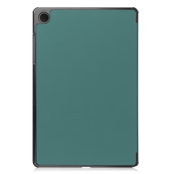 Galaxy Tab A9 Plus Fodral Tri-Fold KonstLäder - Grön Svartgrön