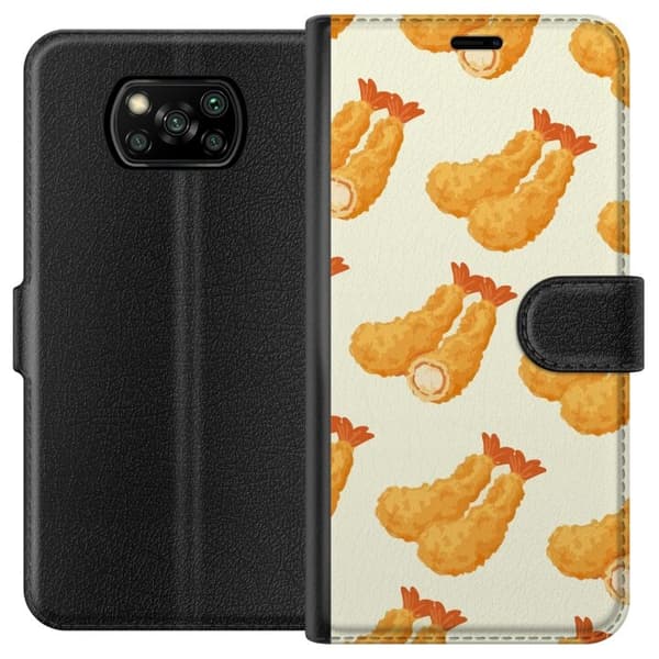 Plånboksfodral till Xiaomi Poco X3 NFC med Räkor
