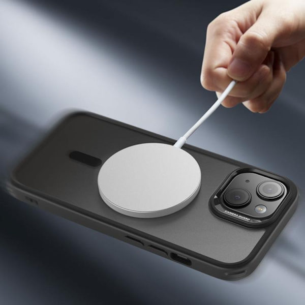 ESR iPhone 15 Mobilskal Magsafe CH Halolock - Frosted Svart Svart