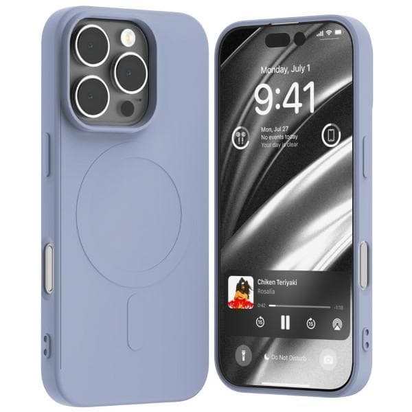 Mercury Telefontaske til iPhone 16 Pro MagSafe Semi-Silikone - Lavendel