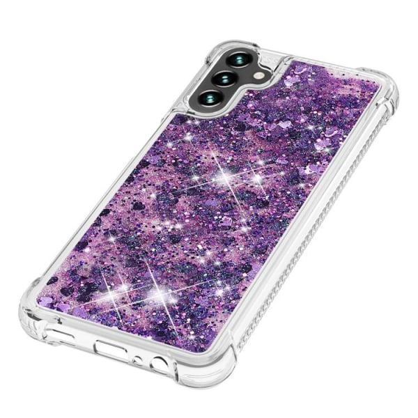 Galaxy A34 5G Mobilskal YB Quicksand Glitter TPU - Lila