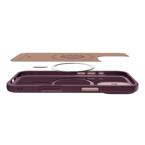 Spigen Telefontaske til iPhone 17 Magsafe Nano Pop - Bourgogne Bean Lila