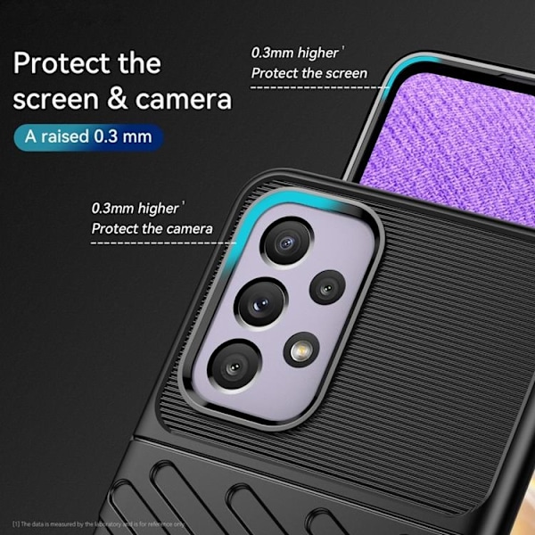 Thunder Twill Skal Galaxy A33 5G - Svart