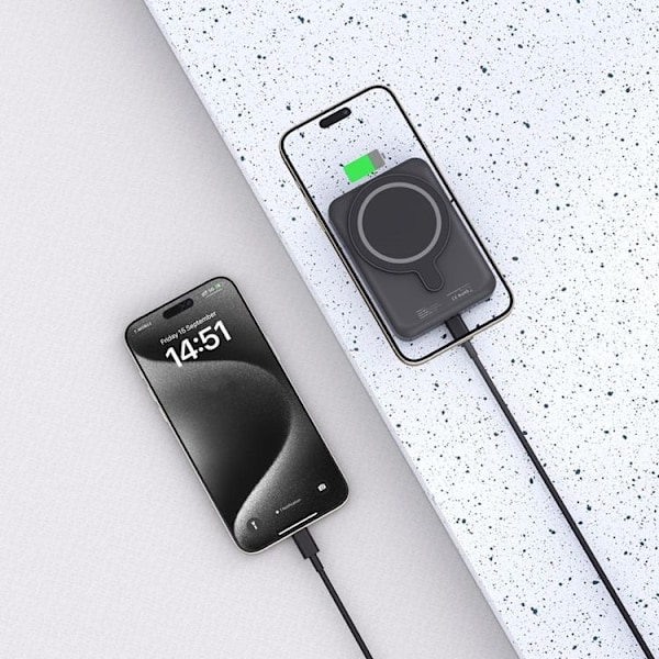 Tech-Protect Magsafe Powerbank 10000mAh PB11 LifeMag - Svart