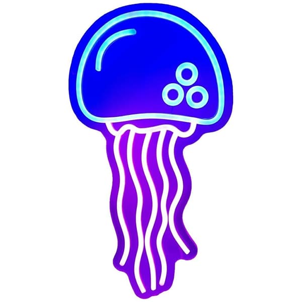 Beline Neon Light Jellyfish - Lila