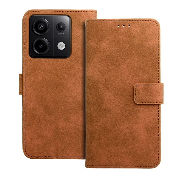 Xiaomi Redmi Note 13 Pro 5G Plånboksfodral Tender - Brun Brun