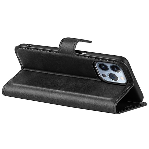 Flip Folio iPhone 14 Pro Max Plånboksfodral - Svart Svart