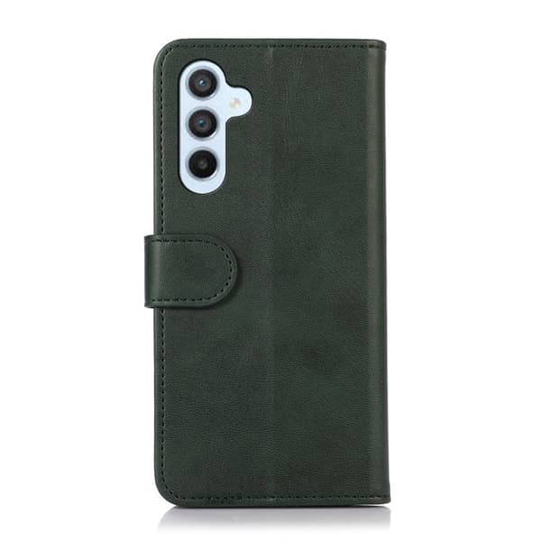 Samsung Galaxy A37 Plånboksfodral Konstläder Ställfunktion - Grön