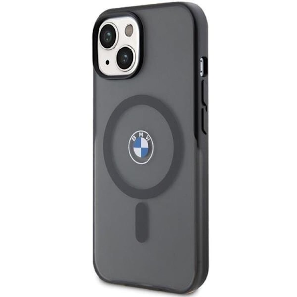 BMW iPhone 15 Plus/14 Plus Mobilskal Magafe IML Signature - Svart Svart