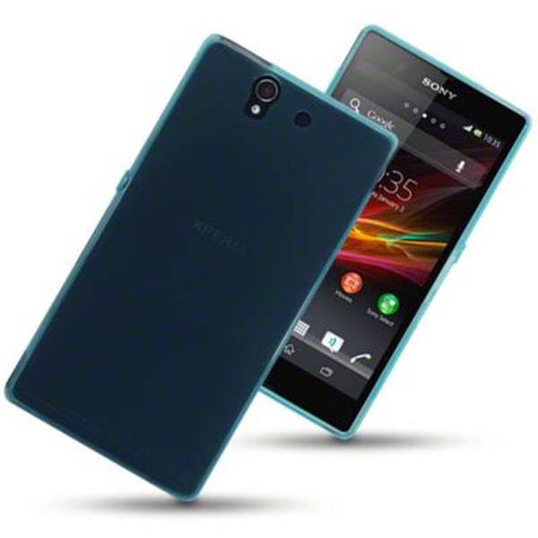 FlexiCase-kuori Sony Xperia Z:lle (sininen) Blue