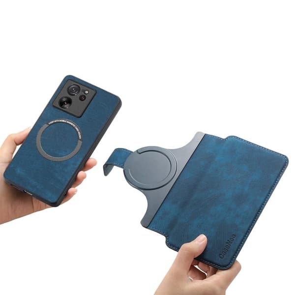 CASENEO Xiaomi 13T Plånboksfodral Konstläder - Blå