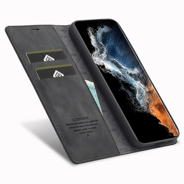 LC.IMEEKE Galaxy S23 Plus Plånboksfodral - Svart Svart