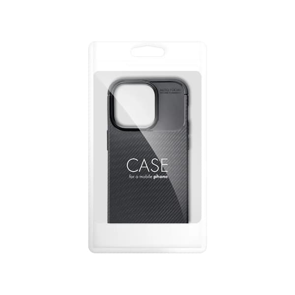 Telefontaske til iPhone 17 Carbon Premium - Sort Svart