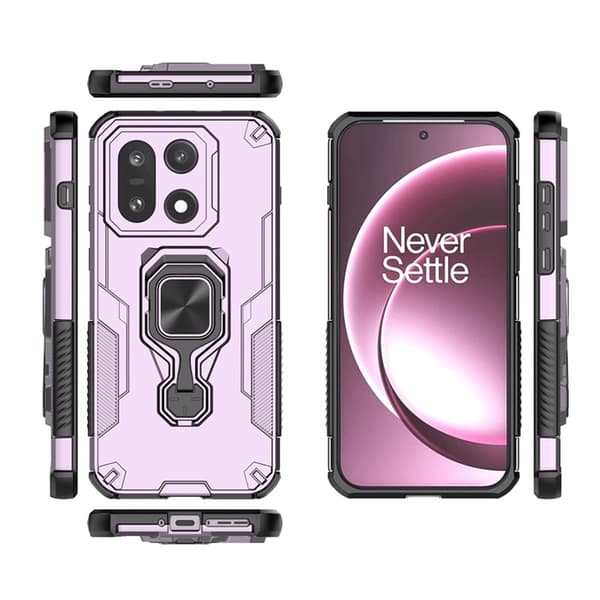 Mobilskal till OnePlus 15 5G Rotatable Ring Kickstand - Lila Lila