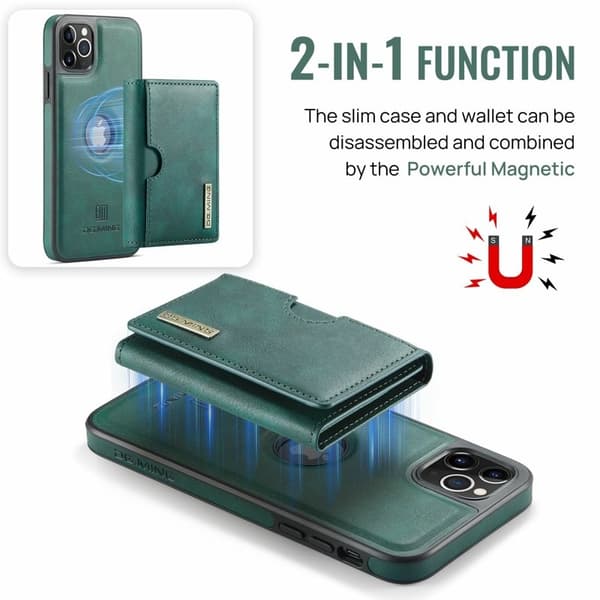 DG.MING M6 Series Mobilskal till iPhone 11 Pro Magnetiskt Grön