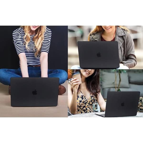 Tech-Protect MacBook Air 15" Cover Smartshell - Mat Sort Svart