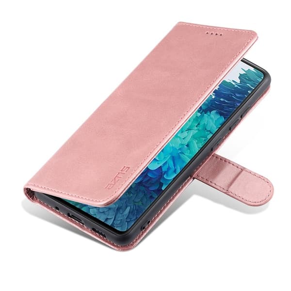 AZNS Samsung Galaxy S20 FE Plånboksfodral i Konstläder - Roséguld