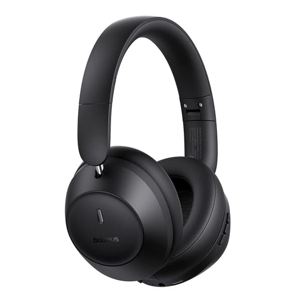 Baseus On-Ear Trådlösa Hörlurar Bluetooth 5.3 - Svart Black