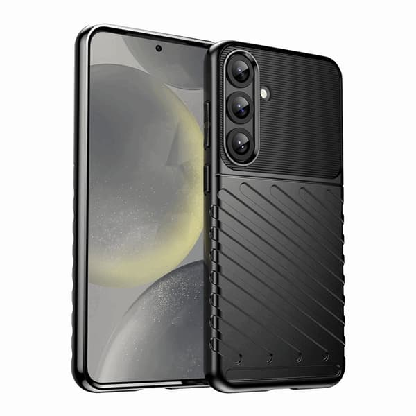 Mobilskal till Galaxy S25 Plus Thunder Armored - Svart Svart
