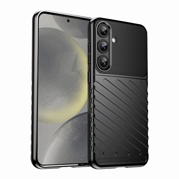 Telefontaske til Galaxy S25 Plus Thunder Armored - Sort Black