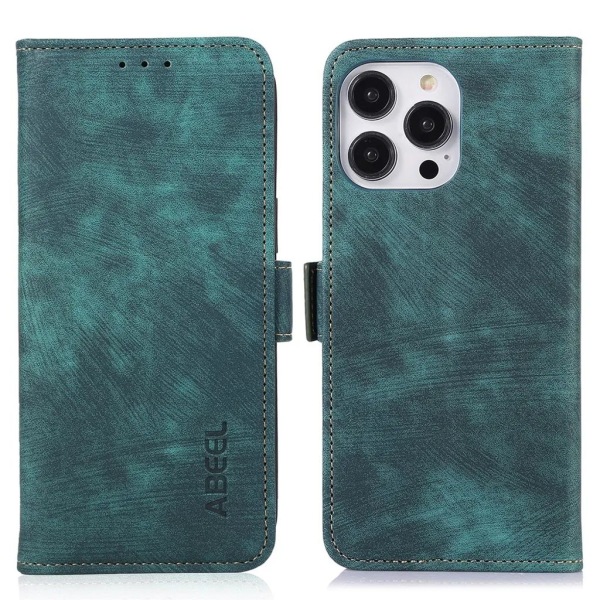 ABEEL iPhone 15 Pro Max -lompakkokotelo - vihreä