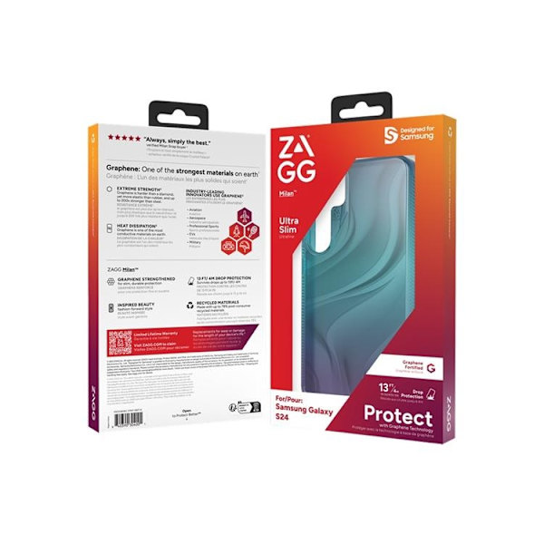 ZAGG Galaxy S24 Mobilskal Milan - Blå