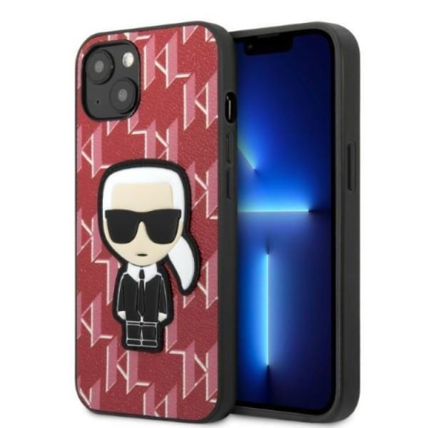 Karl Lagerfeld iPhone 13 cover Monogram Iconic Patch - Rød