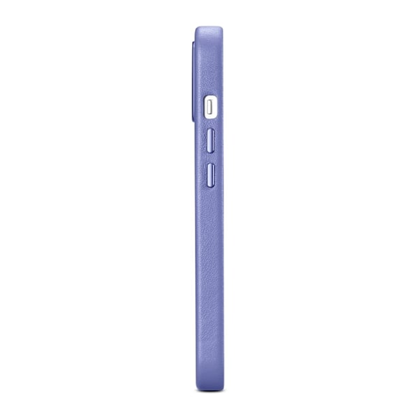 iCarer iPhone 14 Skal MagSafe Äkta Läder - Lila