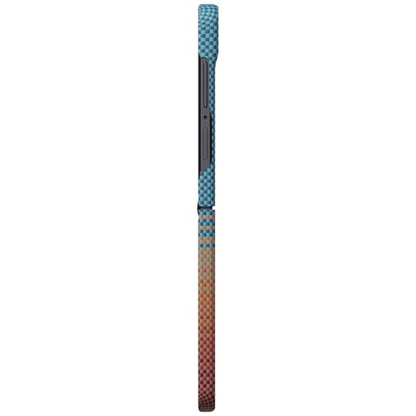PITAKA Mobilskal För Galaxy Z Flip 8 Magsafe Edge - Svart/Grå