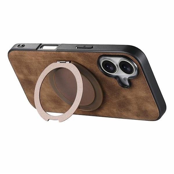 Mobilskal till iPhone 17 Rotating Kickstand - Brun Brun